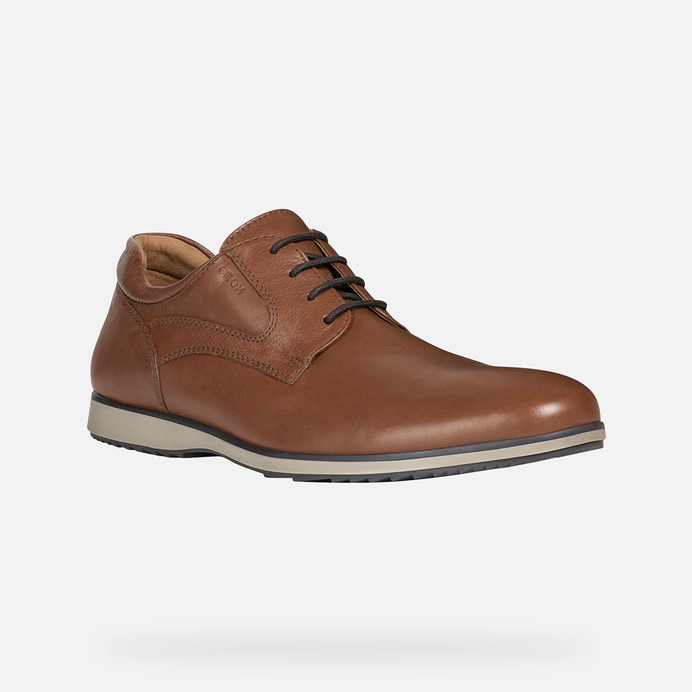 Sapatos Casuais Geox Homem Marrom - Blainey - WJXLQ0912